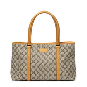 GUCCI BEIGE/ORANGE MEDIUM JOY TOTE