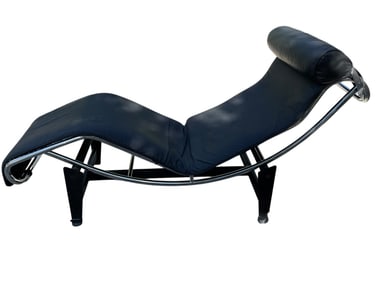 LE CORBUSIER STYLE CHAISE LOUNGE CHAIR
