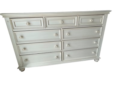 FRENCH COUNTRY IVORY  DRESSER