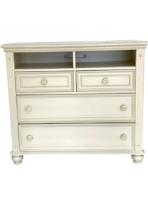 FRENCH COUNTRY IVORY DRESSER / STAND