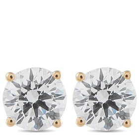 14K GOLD 1.0CT LAB-GROWN DIAMOND EARRINGS
