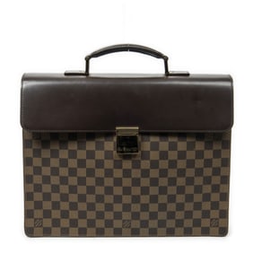LOUIS VUITTON ALTONA PM BROWN DAMIER EBENE BAG