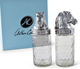 ARTHUR COURT HORSE SALT AND PAPPER SHAKERS NEW BOX