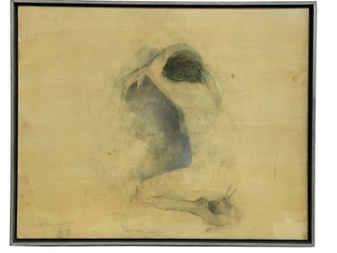 A STEPHENS FRAMED IMPRESSIONIST STYLE PAINTING 31"