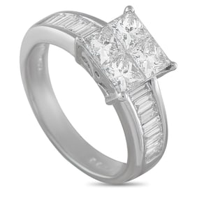 18K WHITE GOLD 1.44CT DIAMOND RING