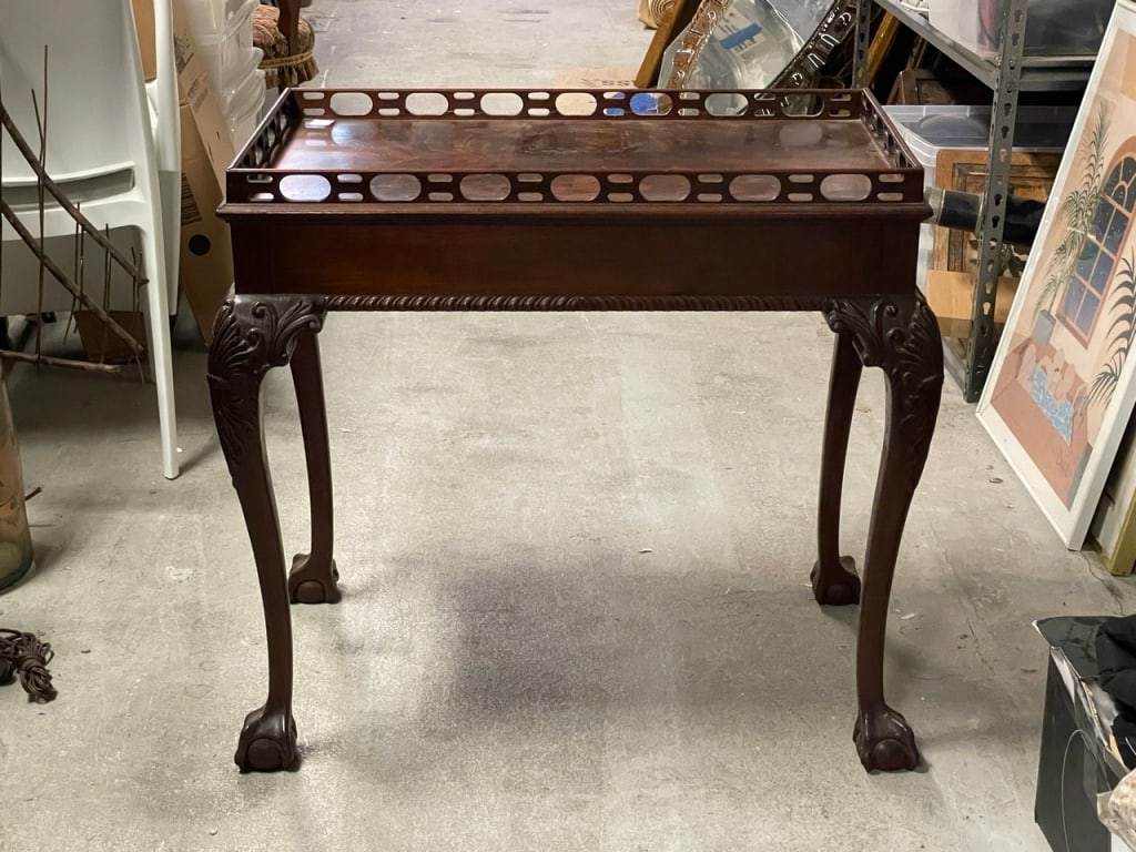 COUNCILL CRAFTSMEN RICHARD PLUMER TEA TABLE - 3