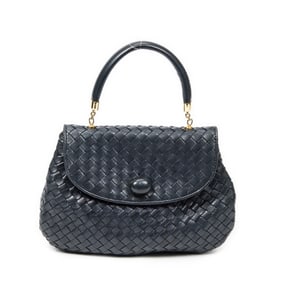BOTTEGA VENETA  TURN LOCK FLAP TOP HANDLE HANDBAG