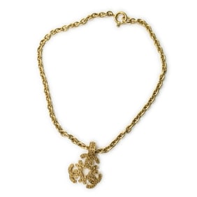 CHANEL TRIPLE CC PENDANT CHAIN NECKLACE