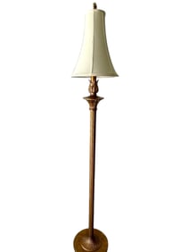 TRADITIONAL BRASS FINISH FLOOR LAMP 60"