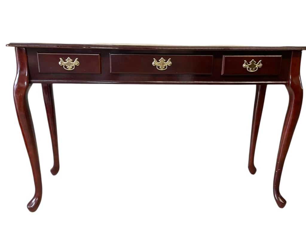 TRADITIONAL MAHOGANY CONSOLE TABLE WITH DRAWERS (1 of 6)
