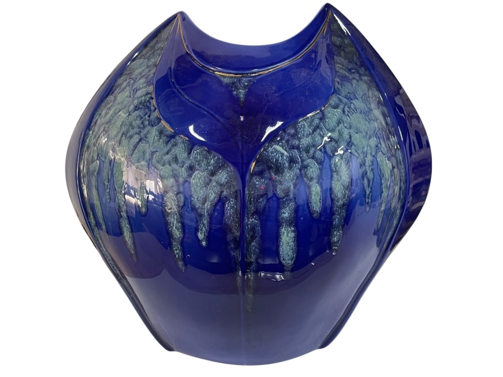 PORCELANAS GALOS PORTUGAL COBALT VASE 12" (1 of 4)