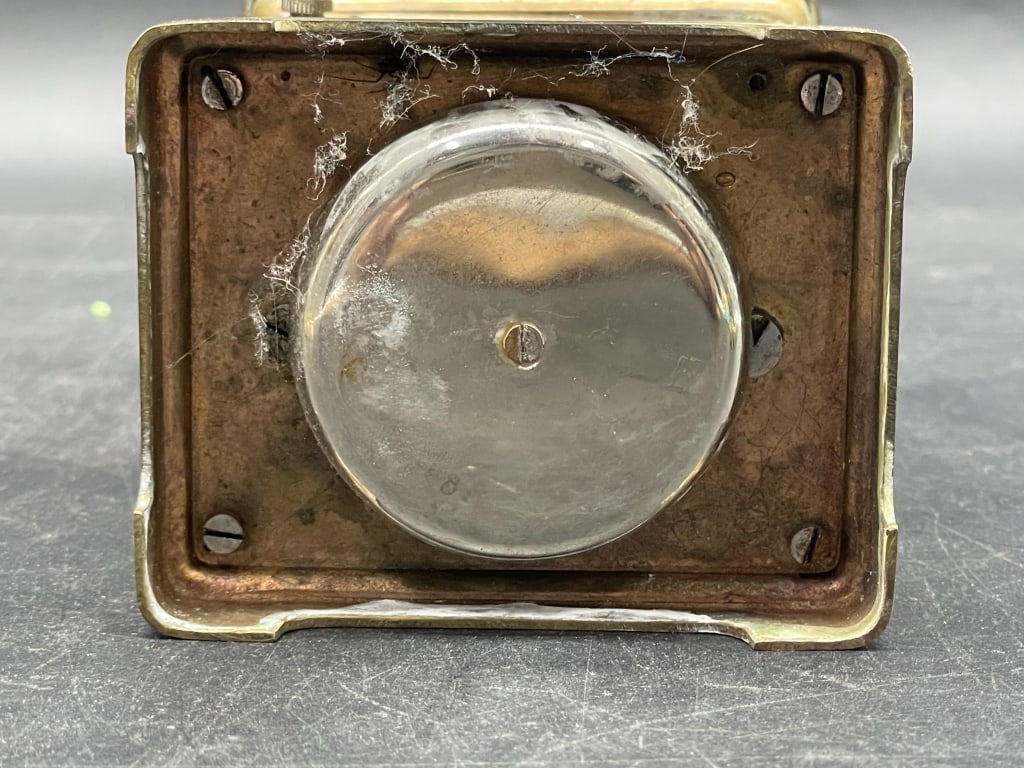 FRENCH BRASS CARRIAGE CLOCK 6" - 6