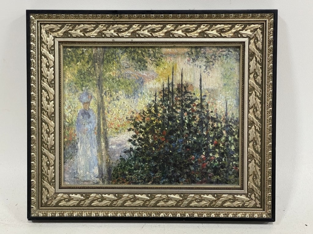 AFTER CLAUDE MONET FRAMED ART PRINT 13" (1 of 2)