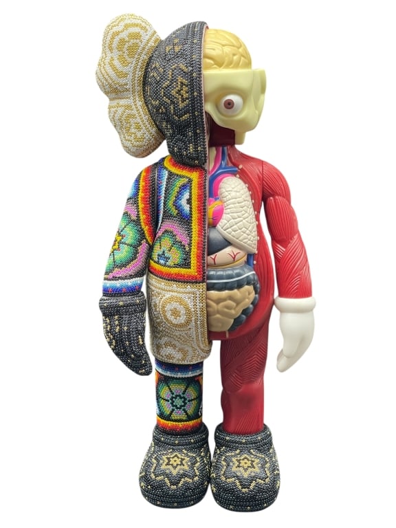 CHROMA COMPANION BEADED HUICHOL FIGURE 14" (1 of 6)