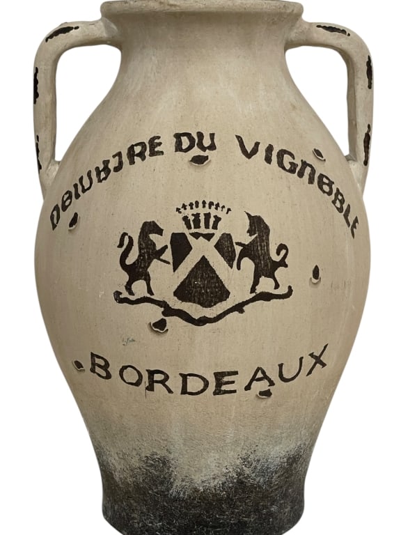 FRENCH COUNTRY BORDEAUX POTTERY VESSEL 15" (1 of 5)