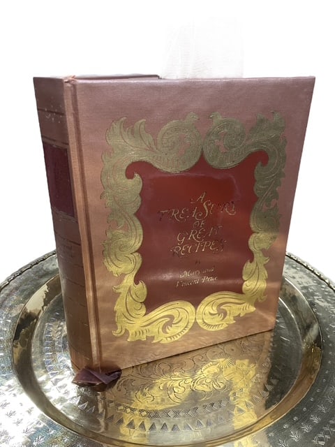 A TREASURY OF GREAT RECIPES HARDBACK FIRST EDITION: A TREASURY OF GREAT RECIPES HARDBACK FIRST EDITION - First Edition of this famed recipe book by Mary Vincent Price - Fair to good condition with some signs of storage/aging - Please see all photos! -