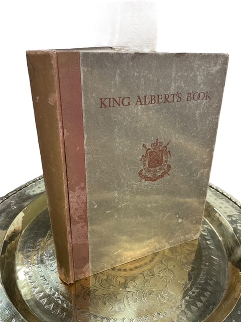 KING ALBERT'S BOOK TRIBUTE DAILY TELEGRAPH W/PLATE (1 of 10)