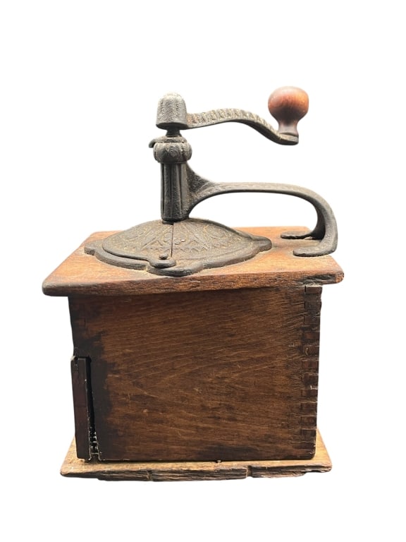 ANTIQUE ENTERPRISE NO 0 COFFEE GRINDER MAY 15 1883 (1 of 6)