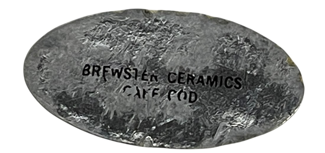 BREWSTER CERAMICS "CAPE COD" SEASHELL SERVING SET - 2