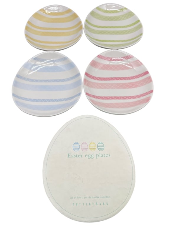 POTTERY BARN EASTER EGG PLATE SETS (1 of 6)