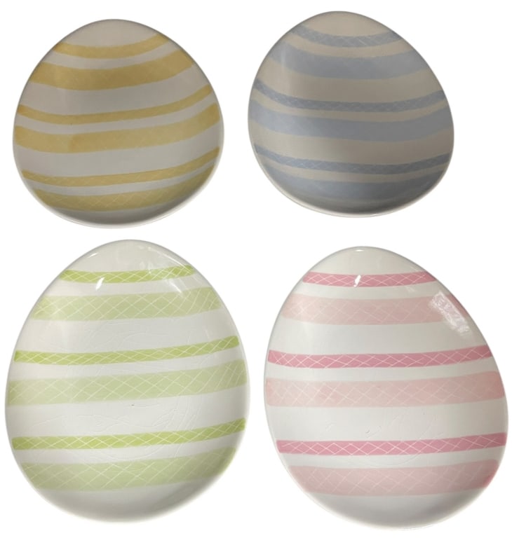 POTTERY BARN EASTER EGG PLATE SETS - 6