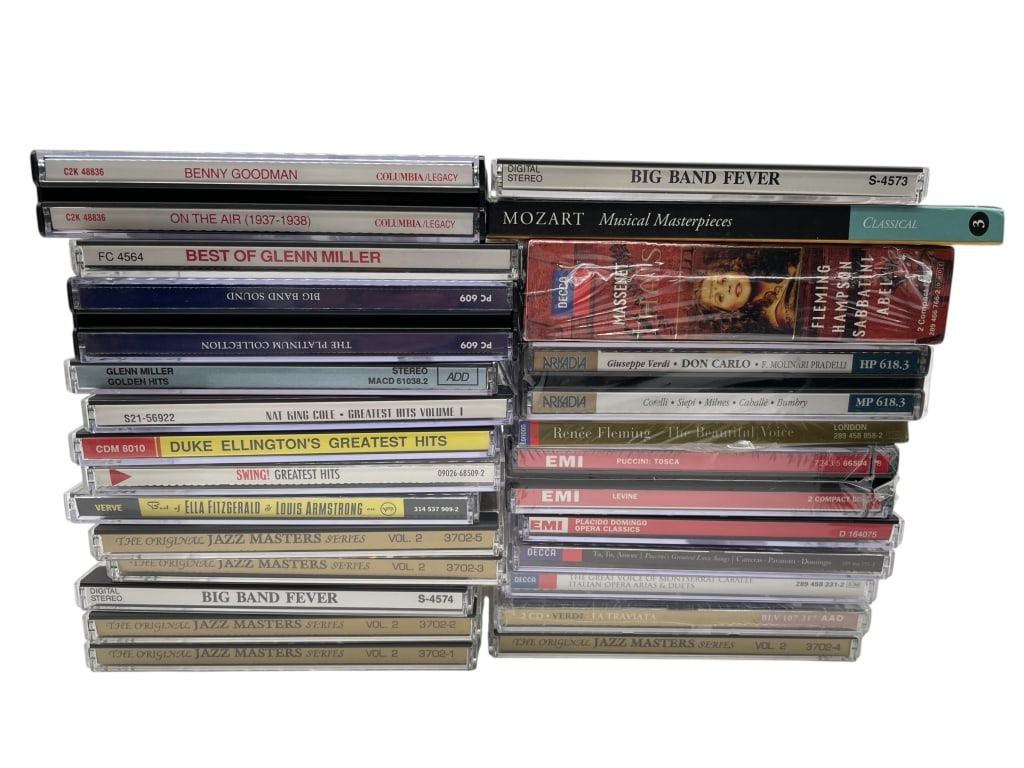 COLLECTION OF 20+ MIXED GENRE CDS (1 of 3)