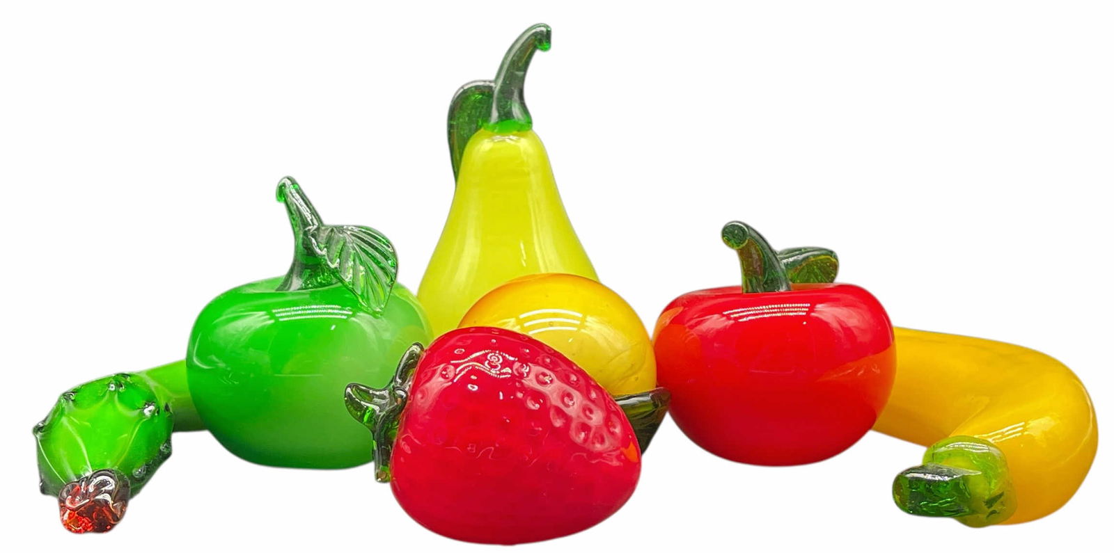 VIBRANT ARTISAN BLOWN GLASS FRUIT COLLECTION (1 of 2)
