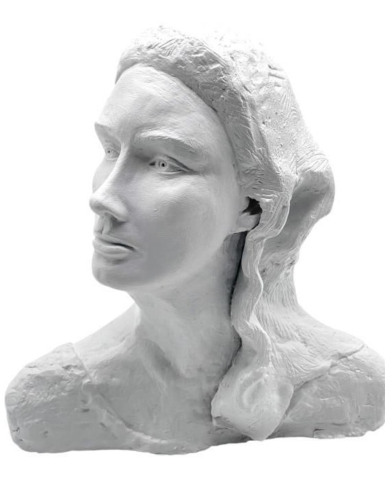 FEMALE BUST SIGNED BY MONIQUE 15" (1 of 9)