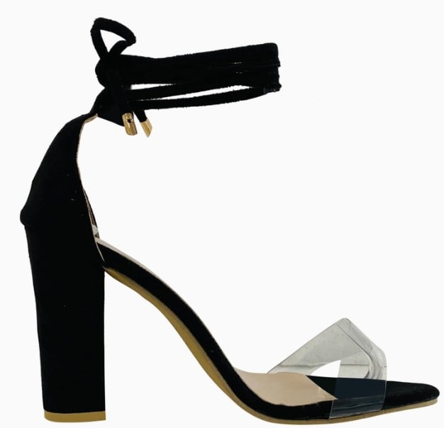 NEW IN BOX! MIQUE PATRICIA SEXY BLACK HEELS 8 (1 of 3)