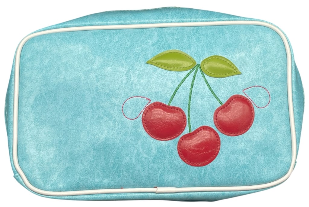 KIOSK Cherry Appliqué Cosmetic Bag (1 of 3)