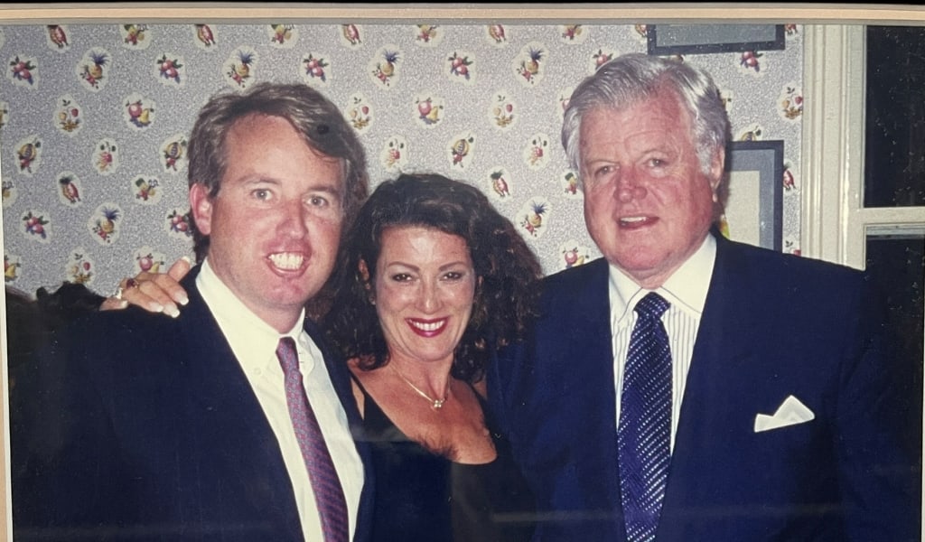 Senator Edward "Ted" Kennedy SIGNED PHOTO: Senator Edward "Ted" Kennedy (Right): A giant of the U.S. Senate and the Democratic Party, representing Massachusetts from 1962 until his death in 2009. He was the younger brother of President John F.
