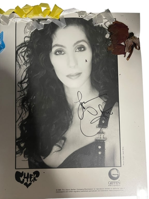 authentic autographed CHER - 2