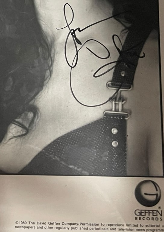 authentic autographed CHER - 3