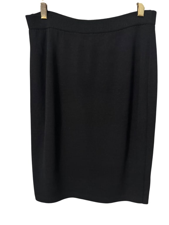 ST JOHN KNIT BLACK SKIRT SZ 4 (1 of 3)
