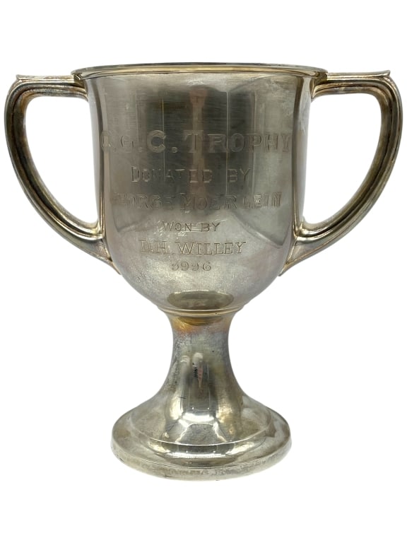 STERLING SILVER TWO-HANDLE TROPHY CUP 740G (1 of 8)