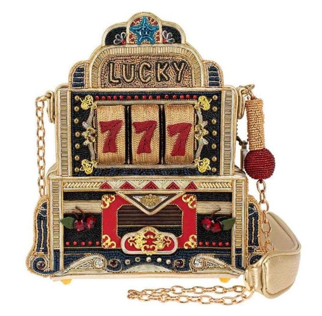 NEW! MARY FRANCES LUCKY 7 EMBELLISHED SLOT MACHING (1 of 5)