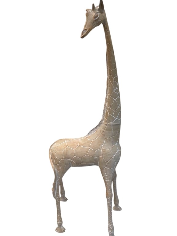 LARGE DECORATIVE GIRAFFE SCULPTURE 63.5" (1 of 7)