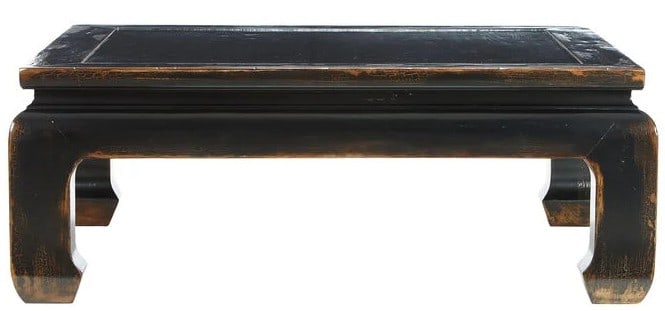 ETHAN ALLEN DYNASTY AGED EMBER COFFEE TABLE 59.5" (1 of 6)