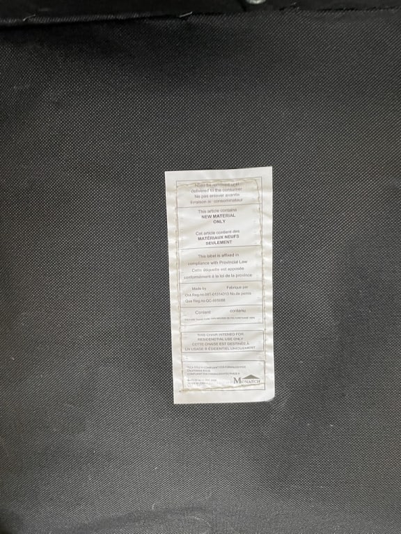 SCRIPT PATTERN UPHOLSTERED ACCENT CHAIR - 6