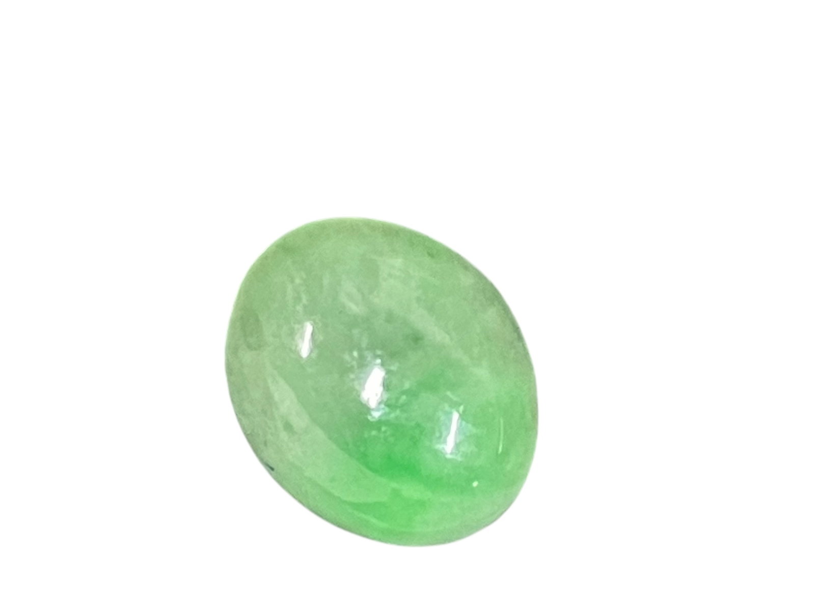JADE GEMSTONE SOLITARY CABACHON STONE FOR SETTING (1 of 4)
