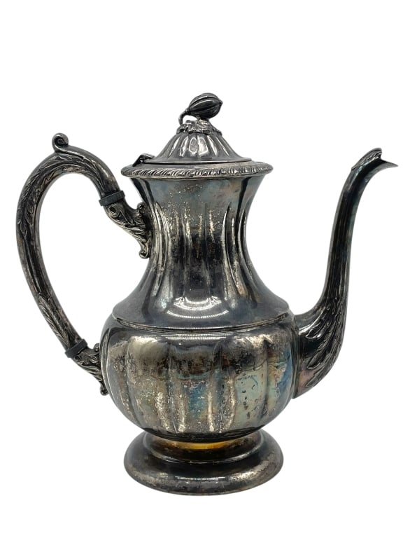 ENGLISH SILVER MFG TEAPOT (1 of 8)