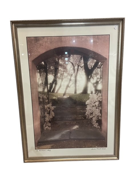 LA GAMBERAIA ITALY SANDRA RUSSELL CLARK PHOTOGRAPH: *For ALTERNATIVE SHIPPING QUOTES or local PICKUP details, please visit www.dejavuauctionshipping.com* - Signed and titled by the artist - A beautiful and large photographer by famed photographer Sandr