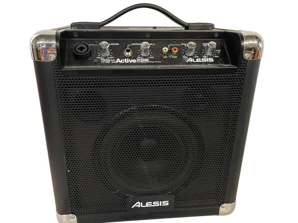 ALESIS TRANSACTIVE LIVE PORTABLE PA SYSTEM AMP (1 of 6)