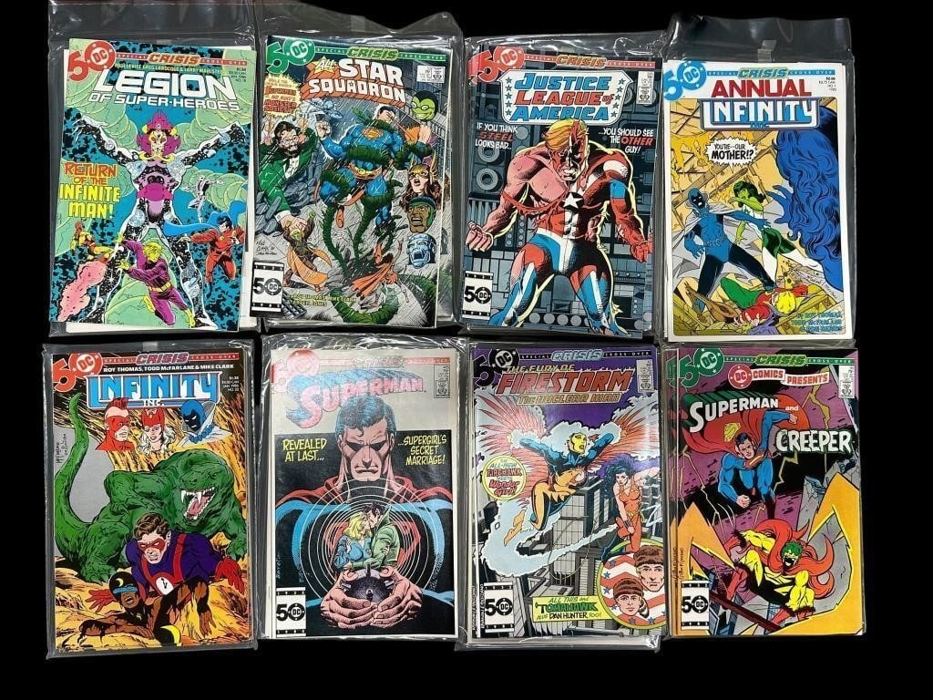 COMIC BOOK BATCH 5 - SPECIAL CRISIS CROSS-OVER (1 of 3)