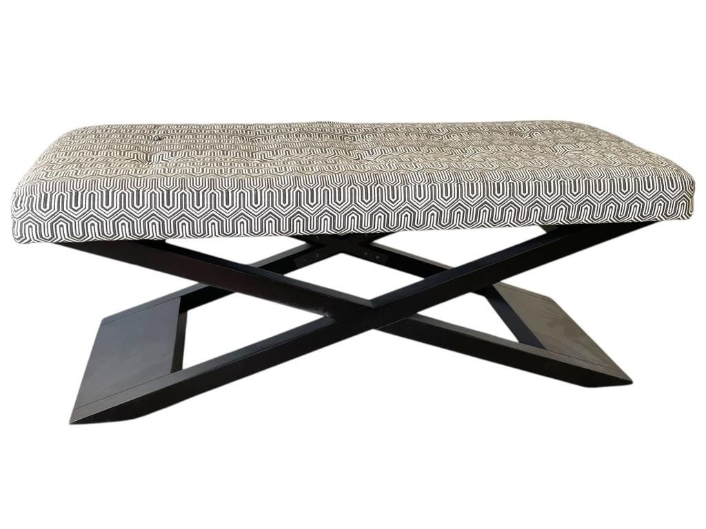 STRIKING MODERN X BASE BENCH 47" (1 of 6)
