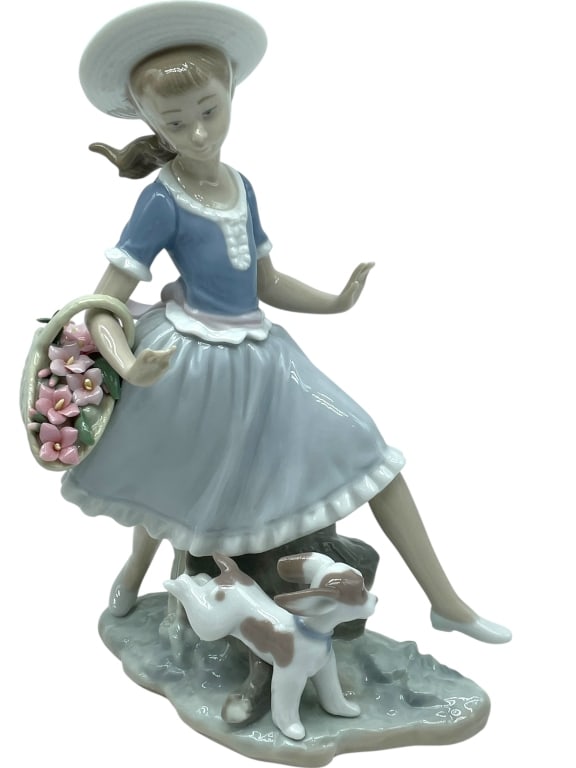 LLADRO MIRTH IN COUNTRY FIGURINE W BOX 10.5" (1 of 7)