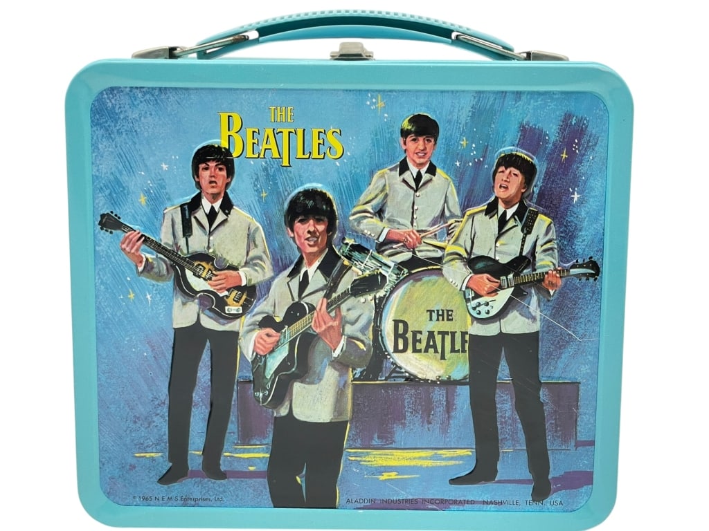 1965 THE BEATLES METAL LUNCH BOX MATCHING/ THERMOS (1 of 11)