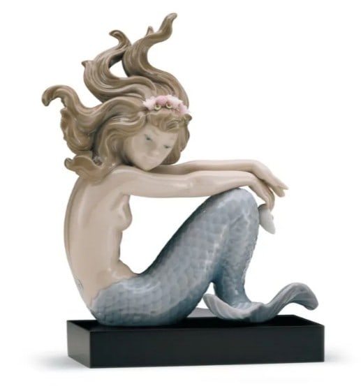LLADRO ILLUSION MERMAID PORCELAIN FIGURINE W BOX (1 of 4)