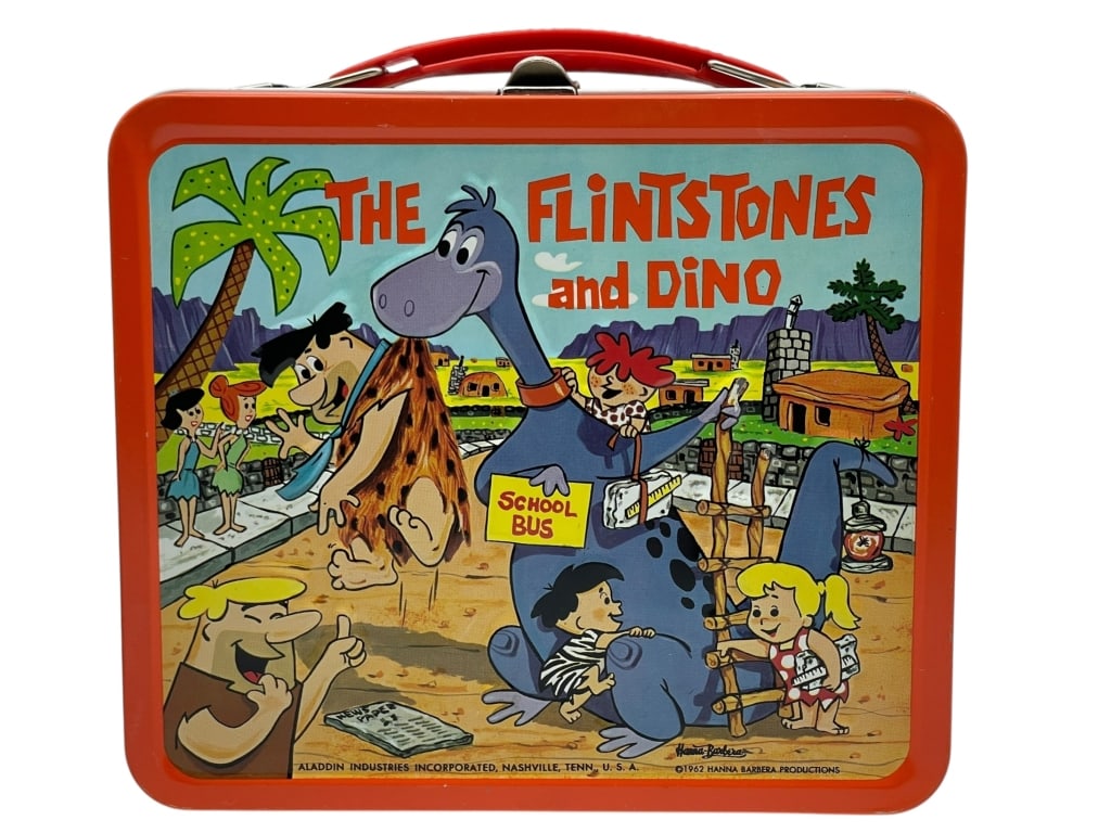 1962 FLINTSTONES LUNCHBOX W THERMOS (1 of 8)