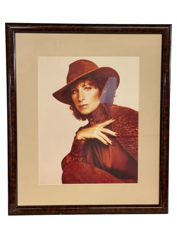 BARBARA STREISAND FASHION PORTRAIT W HAT 21" (1 of 3)